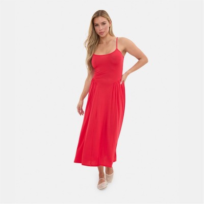 рокля,дамски,поли,и,рокли,дамски,облекла,размер,i,saw,it,first,strappy,jersey,tie,back,midi,dress,red