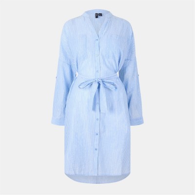 рокля,дамски,поли,и,рокли,vero,moda,women's,ines,shirt,dress,riviera