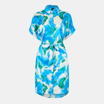 дамска,рокля,дамски,поли,и,рокли,vero,moda,women,s,shirt,dress,dresden,blue