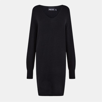 дамски,поли,и,рокли,дамски,облекла,размер,pieces,dress,fem,kni,ld99,black