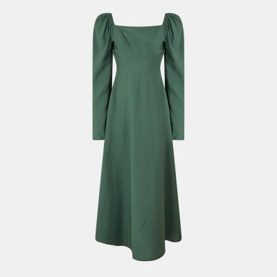 дамска,рокля,дамски,поли,и,рокли,nobodys,child,women,s,abby,midi,a,line,dress,green