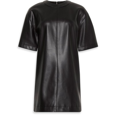 дамски,поли,и,рокли,calvin,klein,jeans,ckj,f,leather,t,dr,ld54,black