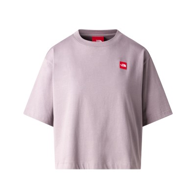 дамска,тениска,дамски,топове,the,north,face,womens,red,box,boxy,t,shirt,trans,grey