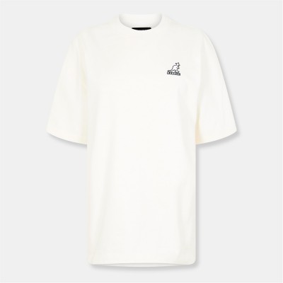 тениска,дамски,топове,kangol,women's,oversized,t,shirt,white