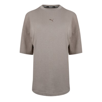 дамска,тениска,разпродажба,puma,дамски,тениски,дамски,топове,puma,train,oversized,tee,t,shirt,womens,hazelnut