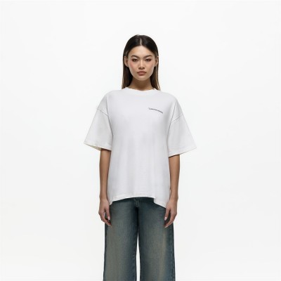 тениска,дамски,тениски,дамски,топове,good,for,nothing,oversized,t,shirt,white,white