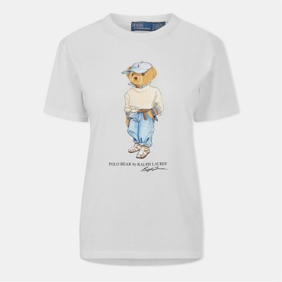 тениска,дамски,топове,polo,ralph,lauren,women's,bear,regular,fit,t,shirt,nevis