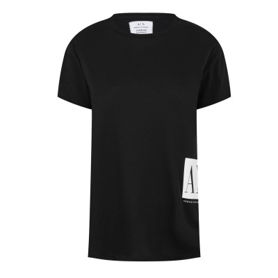 тениска,дамски,топове,armani,exchange,ax,t,shirt,ld99,black