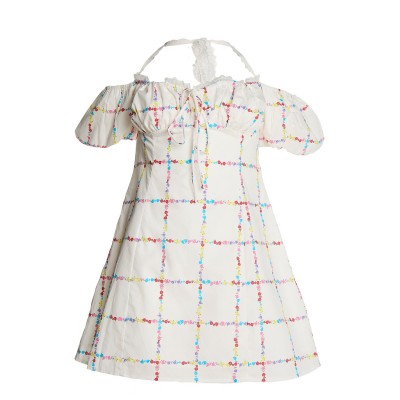 дамски,поли,и,рокли,collective,the,label,the,label,picnic,floral,a,line,mini,dress,white