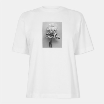 дамски,топове,calvin,klein,jeans,ckj,flower,box,ld54,brilliant,white