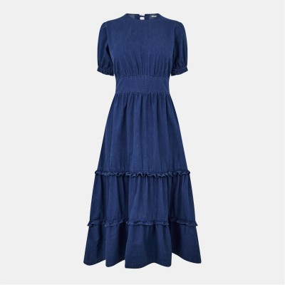 рокля,дамски,поли,и,рокли,nobodys,child,nc,rhianon,dress,ld99,blue