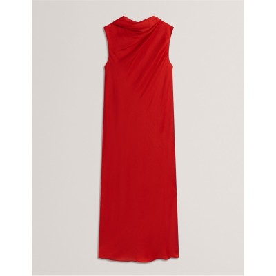 рокля,дамски,поли,и,рокли,ted,baker,ted,tie,midi,dress,ld54,burnt,orange