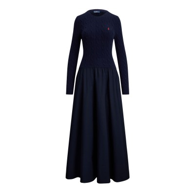 дамска,рокля,дамски,поли,и,рокли,polo,ralph,lauren,women,s,cable,a,line,dress,hunter,navy