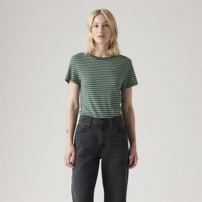 тениска,дамски,топове,levis,levis,essential,hm,ss,tee,maury,stri,bistro,green