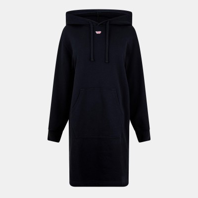 дамска,рокля,дамски,поли,и,рокли,diesel,women,s,hoodie,jumper,dress,black,black