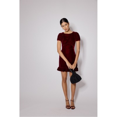 рокля,дамски,поли,и,рокли,nobodys,child,nc,cosmo,mini,dress,burgundy