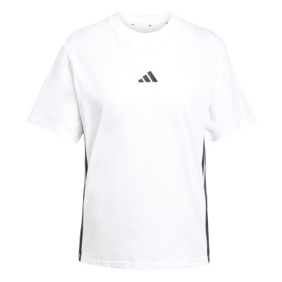 дамска,тениска,разпродажба,adidas,дамски,тениски,дамски,топове,adidas,essentials,3,stripes,cotton,t,shirt,womens,white,black