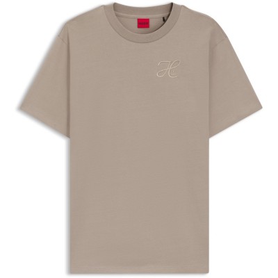 тениска,дамски,топове,hugo,hugo,vintage,tee,19,10268981,01,light,beige,273