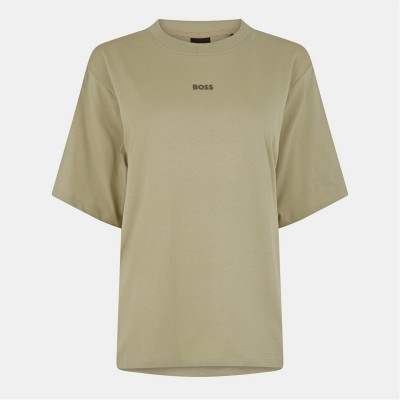 дамски,топове,boss,sml,logo,t,ld99,beige,khaki