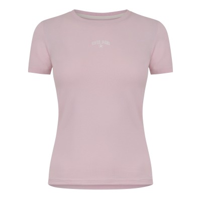 дамска,тениска,дамски,топове,guess,women,s,star,print,slim,fit,t,shirt,romantic,lilac