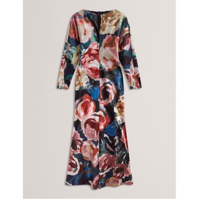 рокля,дамски,поли,и,рокли,ted,baker,ted,ls,midi,dress,ld54,navy