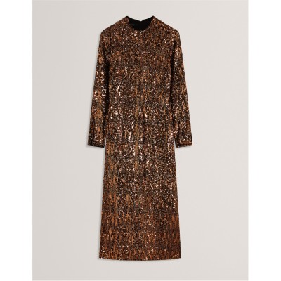 рокля,дамски,поли,и,рокли,ted,baker,ted,sequinned,dress,ld54,natural