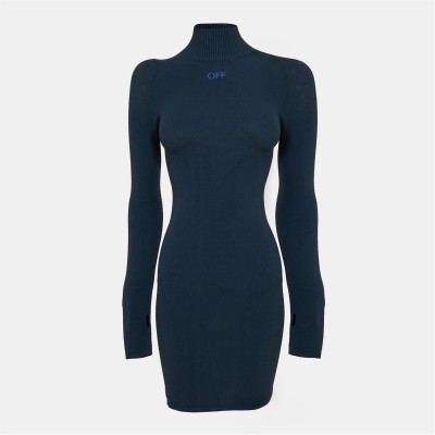 рокля,дамски,поли,и,рокли,off,white,off,slick,mini,dress,ld99,blue