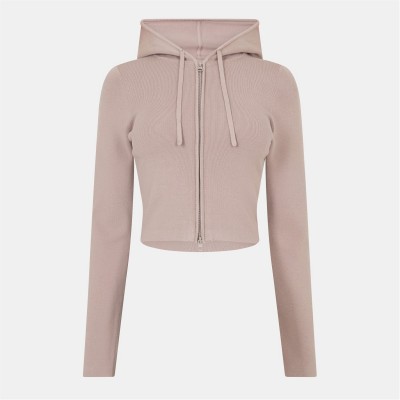 суичър,дамски,горнища,с,качулка,дамски,плетени,дрехи,jack,wills,knitted,zip,hoodie,women,taupe