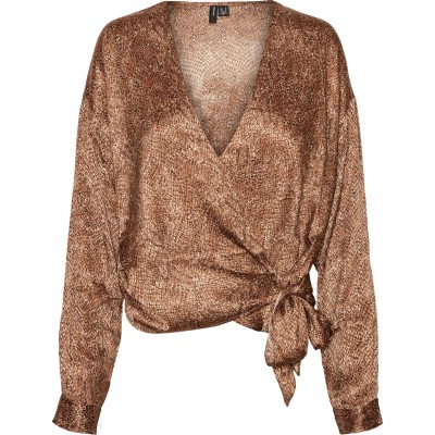 дамски,топове,vero,moda,vm,snakey,wrap,top,ld99,silver,mink