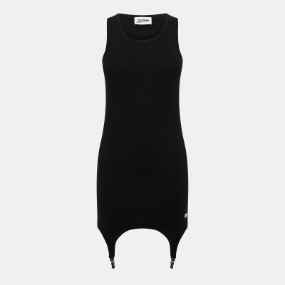 дамска,рокля,jean,paul,gaultier,women,s,structured,evening,mini,dress,black