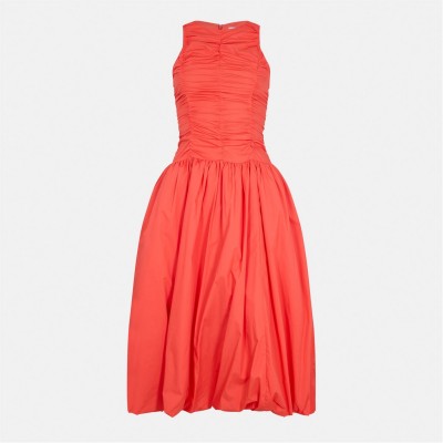 рокля,дамски,поли,и,рокли,amylynn,ruched,dress,ld99,orange
