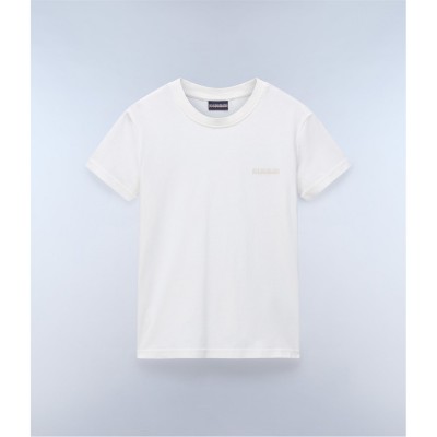 тениска,дамски,топове,napapijri,women's,blanche,short,sleeve,regular,fit,t,shirt,white,heron