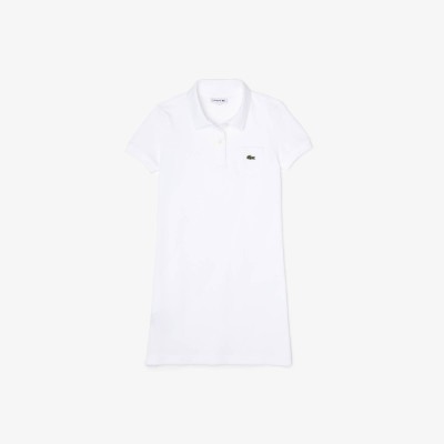 блуза,с,яка,lacoste,polo,shirt,dress,white,001
