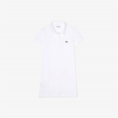 блуза,с,яка,детски,облекла,lacoste,polo,shirt,dress,white,001