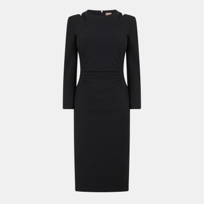 рокля,дамски,поли,и,рокли,boss,women's,dadeka,wrap,dress,black
