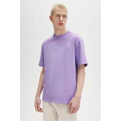тениска,дамски,топове,fred,perry,garment,dyed,t,shirt,ultra,violet