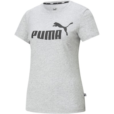 тениска,плажен,магазин,дамски,тениски,дамски,топове,puma,women's,regular,fit,logo,t,shirt,lt,heather