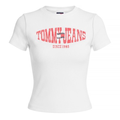 дамска,тениска,дамски,топове,tommy,jeans,women,s,t,shirt,ecru
