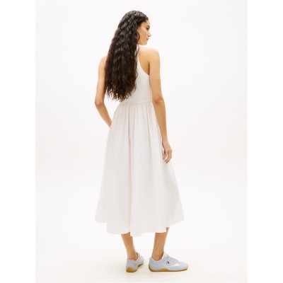 рокля,дамски,поли,и,рокли,tommy,jeans,women's,long,maxi,dress,ecru