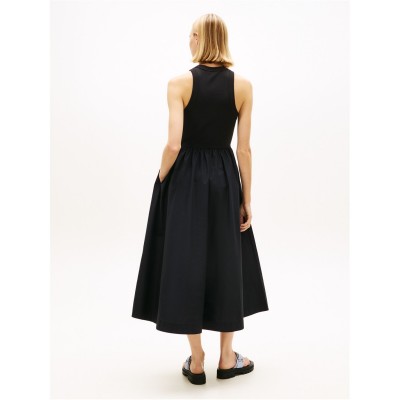 рокля,дамски,поли,и,рокли,tommy,jeans,women's,long,maxi,dress,black