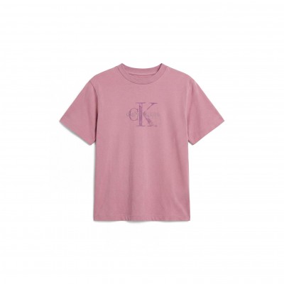 дамска,тениска,дамски,топове,calvin,klein,jeans,womens,logo,t,shirt,drawn,orchid,64
