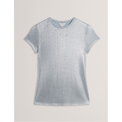 дамски,топове,ted,baker,ted,metallic,ss,top,ld61,blue