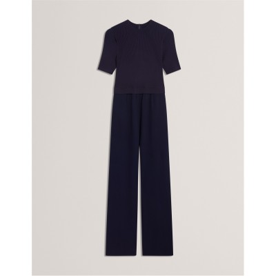 дамски,поли,и,рокли,ted,baker,ted,knittop,jumpsuit,ld61,navy