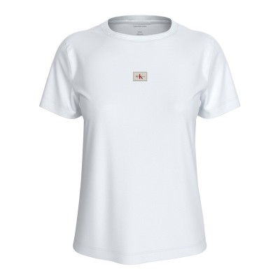тениска,дамски,топове,calvin,klein,jeans,ckj,wl,class,fit,tee,ld63,bright,white