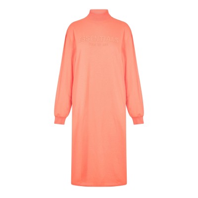 дамска,тениска,дамски,поли,и,рокли,fear,of,god,essentials,women,s,t,shirt,dress,coral