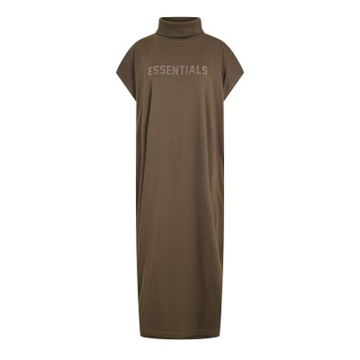 дамска,тениска,дамски,поли,и,рокли,fear,of,god,essentials,women,s,t,shirt,dress,off,black