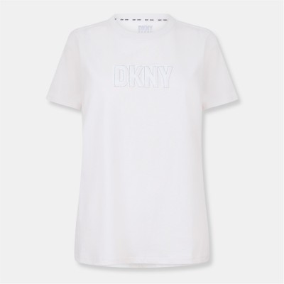 тениска,дамски,топове,dkny,logo,tee,ld99,sand