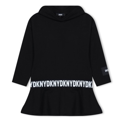 рокля,детски,облекла,dkny,dkny,hd,sweat,dress,jn34,black,09b