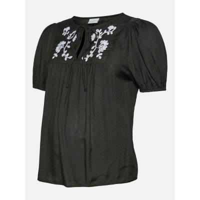 дамска,тениска,mamalicious,women,s,mama,mlpinar,regular,fit,t,shirt,black