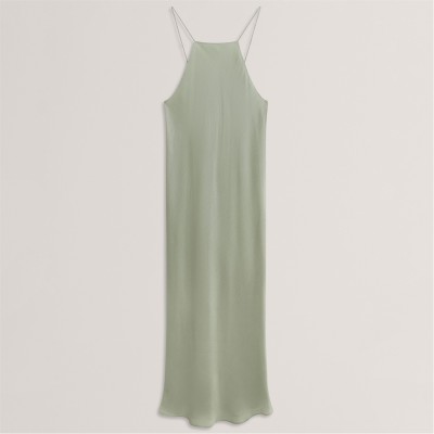 рокля,дамски,поли,и,рокли,ted,baker,ted,baker,halter,neck,midi,dress,lt,green